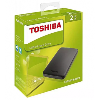 Toshiba External Hard Disk Drive- 2TB Portable Canvio